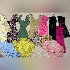 Sky to Moon 15 piece lot NWOT 8 dresses 3 outfits 1 crop